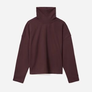 Everlane - The Turtleneck Sweatshirt Size M - Burgundy